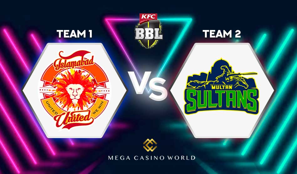 PAKISTAN SUPER LEAGUE ISLAMABAD UNITED VS MULTAN SULTAN MATCH DETAILS, TEAM NEWS, PITCH REPORT AND THE MATCH PREDICTION