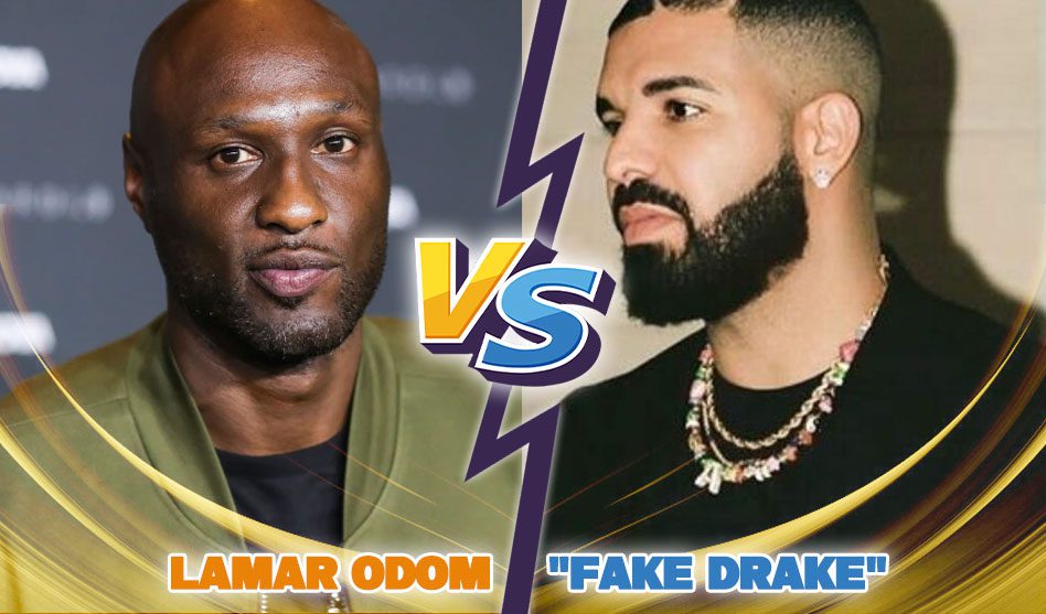 Lamar Odom, a former member of the Lakers, will face “Fake Drake” in a celebrity boxing match