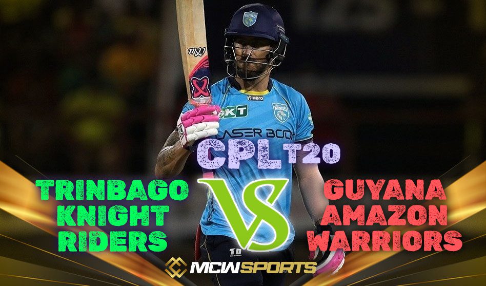 Caribbean Premier League 2022 Guyana Amazon Warriors vs Trinbago Knight Riders 28th T20 Match Details and Prediction