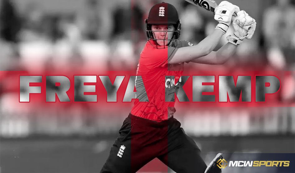 Freya Kemp becomes the earliest woman to score 50 for England in a T20I