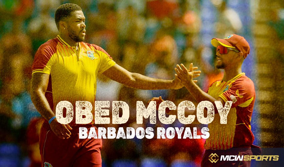 Obed McCoy promises to win the CPL 2022 League with His team, Barbados Royals