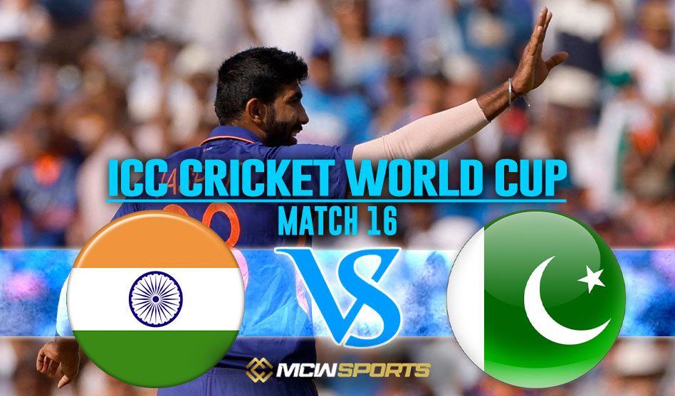 ICC Men’s T20 World Cup 16th T20 Match India vs Pakistan Match Details and Prediction