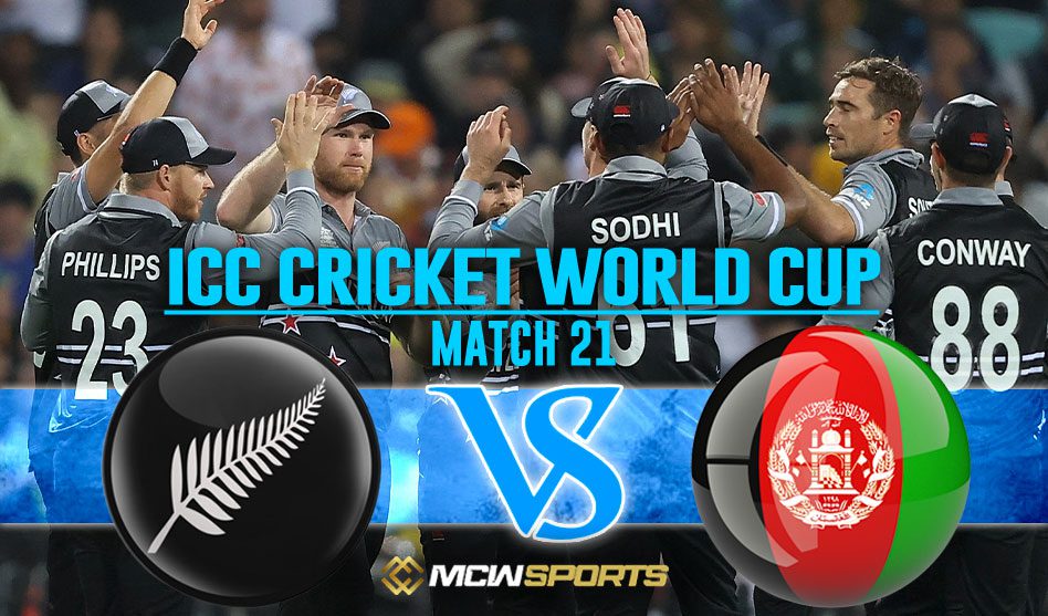 ICC T20 World Cup 2022 New Zealand vs Afghanistan 21st T20 Match Details and Game Prediction