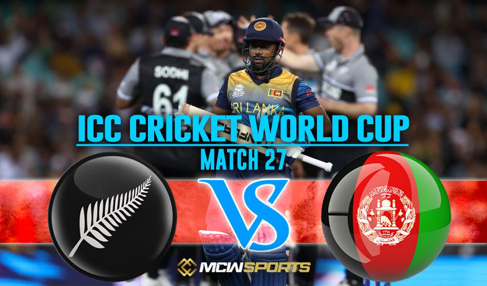 ICC T20 World Cup 2022 Sri Lanka vs New Zealand 27th T20 Match Details and Game Prediction