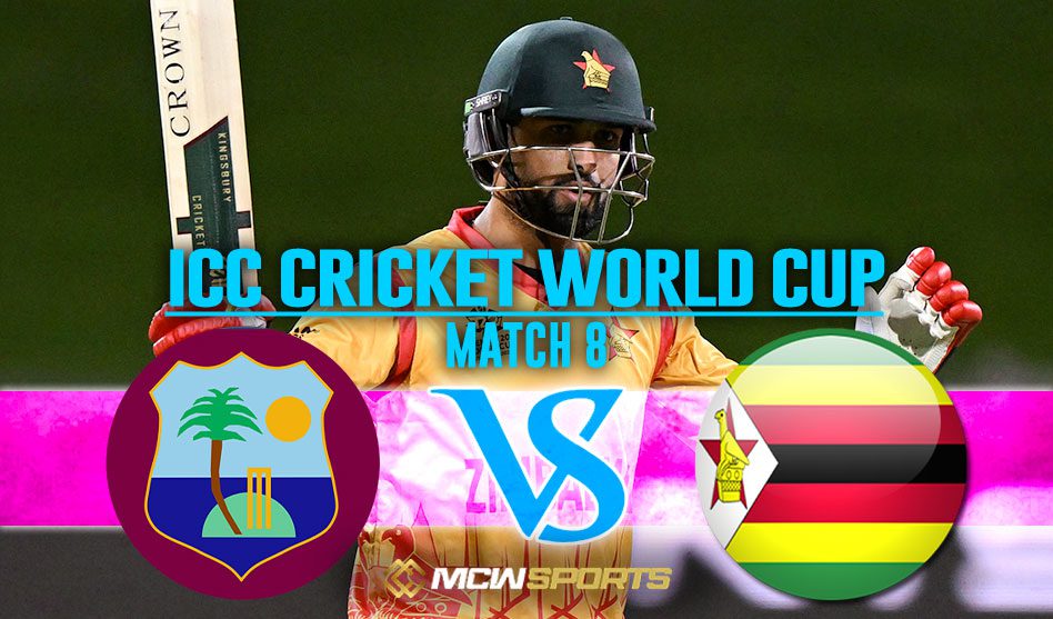 ICC T20 World Cup West Indies vs Zimbabwe 8th T20 Match Details and Game Prediction