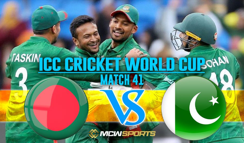 ICC T20 World Cup 2022 Pakistan vs Bangladesh 41st Match Details and Game Prediction