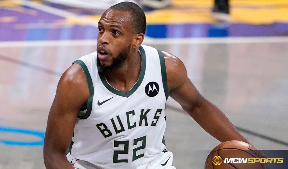 A minor ankle sprain forced the Bucks star Khris Middleton to depart the game against the Rockets