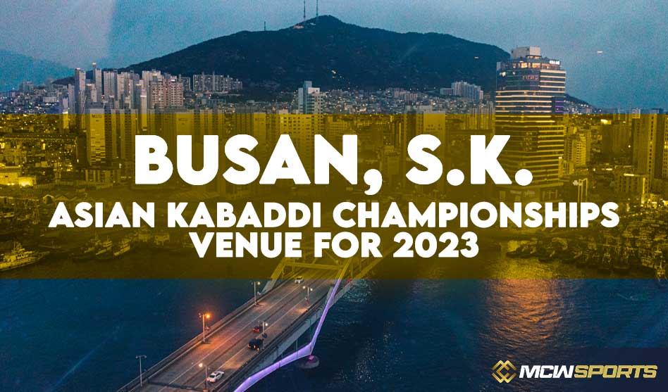 South Korea set to be the stage for the Asian Kabaddi Championships