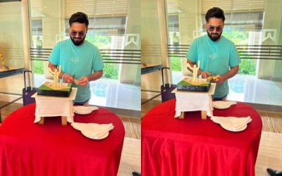 ৪২-এ পা এমএস ধোনির, কেক কেটে জন্মদিন উদযাপন ঋষভ পন্থের