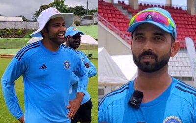 ওয়েস্ট ইন্ডিজের বিরুদ্ধে প্ৰথম টেস্ট খেলতে নামার আগে রোহিত শর্মার প্রশংসা করলেন অজিঙ্কা রাহানে