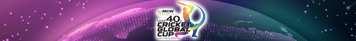 MCW Sports Over 40s Cricket Global Cup 2023