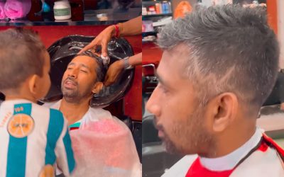 ইনস্টাগ্রামে নিজের নতুন লুক শেয়ার করলেন ঋদ্ধিমান সাহা