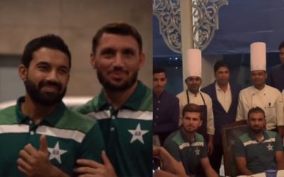 হায়দরাবাদের রেস্তোঁরাতে ডিনার বাবর আজমদের, খোশ মেজাজেই পাক ক্রিকেটাররা