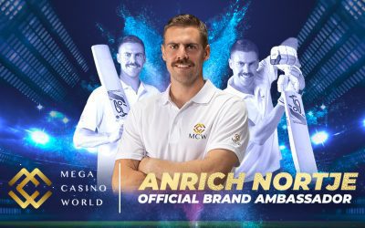 Mega Casino World announces Anrich Nortje as the newest Brand Ambassador