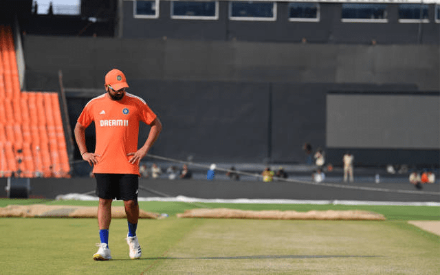 প্রস্তুতিতে নেমেই পিচ পরীক্ষা নীরিক্ষা শুরু রোহিত শর্মার