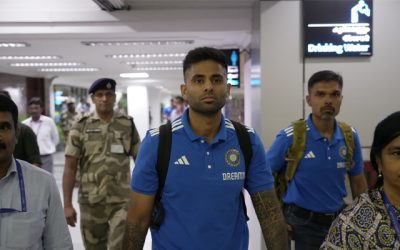 অস্ট্রেলিয়ার বিরুদ্ধে দ্বিতীয় টি-২০ ম্যাচের আগে ত্রিভান্দ্রামে পৌঁছল ভারতীয় দল