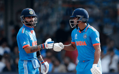 বিশ্বকাপের মঞ্চে নতুন ইতিহাস তৈরি করল ভারত, প্রথম চার ব্যাটারই পেলেন অর্ধশতরান