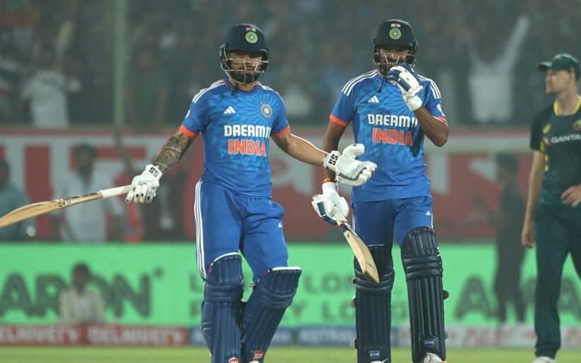 IND vs AUS: Rinku Singh and Jitesh Sharma chew the cud post match-winning partnership in 4th T20I