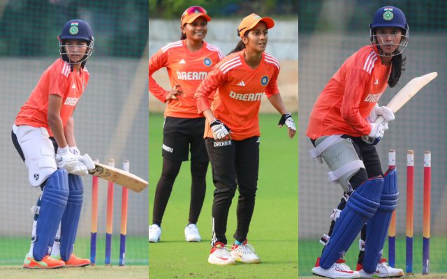 भारतीय महिला टीम ने शुरू की 22 गज पर तैयारी, अब इंग्लैंड को धूल चटाने की है बारी