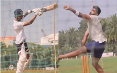 প্রস্তুতির মাঝে খোশ মেজাজে লোকেশ রাহুল ও জসপ্রীত বুমরাহ