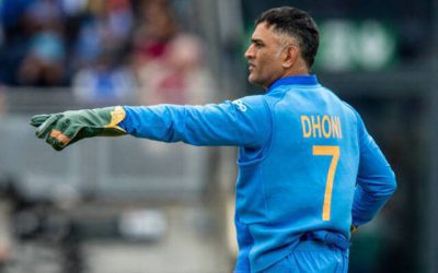 অবসরে এমএস ধোনির জার্সি নম্বর “৭”