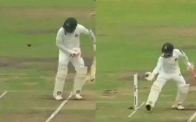 ব্যাটিংয়ের সময় হাত দিয়ে বল ধরেই আউট মুশফিকুর রহিম, ক্রিকেট দুনিয়ায় হৈচৈ