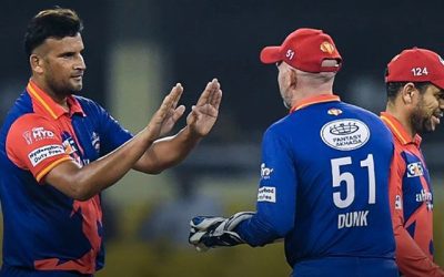 ক্রিস গেইলের দুর্দান্ত ইনিংস সত্ত্বেও হারের মুখোমুখি হল গুজরাট জায়ান্টস, ১২ রানে ম্যাচ জিতল ইন্ডিয়া ক্যাপিটালস