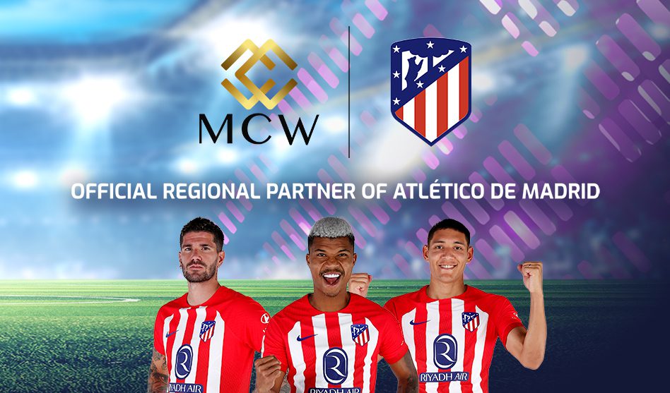 Atlético de Madrid announces Mega Casino World (MCW) as Official Regional Partner