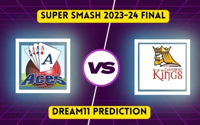 Super Smash 2023-24 final, AA vs CTB: Match Prediction, Dream11 Team, Fantasy Tips & Pitch Report | Auckland Aces vs Canterbury Kings