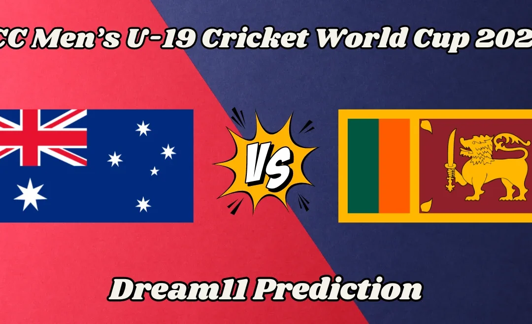 AU U-19 vs SL-U19: Match Prediction, Dream11 Team, Fantasy Tips & Pitch Report | U19 World Cup 2024, Australia U-19 vs Sri Lanka U-19