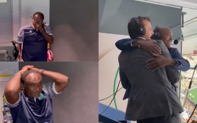 WATCH: Carl Hooper and Brian Lara in tears as West Indies register their first win in Australia since 1997