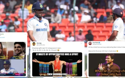 IND vs ENG: Fans brutally troll Shubman Gill after he departs for a two-ball duck in Hyderabad Test