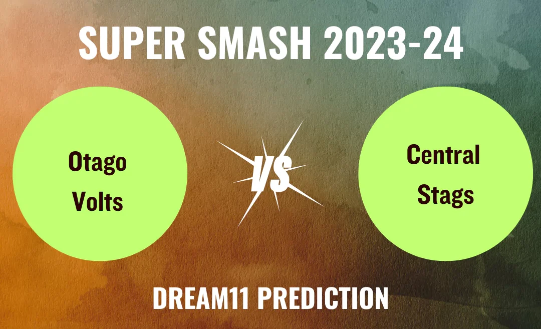 OV vs CS, Super Smash 2023-24: Match Prediction, Dream11 Team, Fantasy Tips & Pitch Report | Otago Volts vs Central Stags