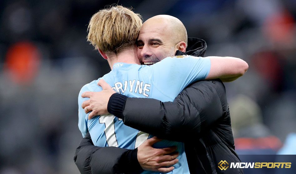 Pep Guardiola discusses Kevin de Bruyne’s amazing cameo during Manchester City’s win against Newcastle United