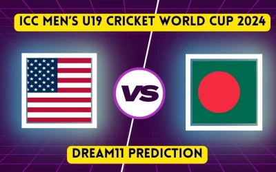 USA-U19 vs BD-U19: Match Prediction, Dream11 Team, Fantasy Tips & Pitch Report | U19 World Cup 2024, United States vs Bangladesh