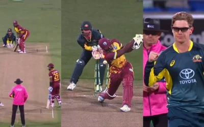 AUS vs WI [WATCH]: Adam Zampa outfoxes Andre Russell with a brilliant delivery during 1st T20I
