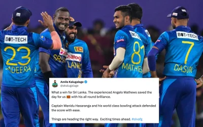 Angelo Mathews, Wanindu Hasaranga all-round show propels Sri Lanka to a resounding win over Afghanistan