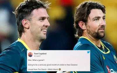 Twitter reactions: Mitchell Marsh, Tim David sizzle as Australia clinch last-ball thriller against New Zealand in Wellington T20I