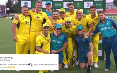 Twitter reactions: Xavier Bartlett shines as Australia whitewash West Indies in the ODI series