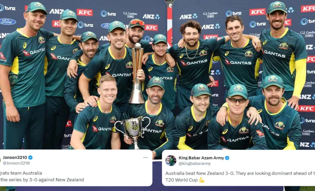 Twitter reactions: Matthew Short’s explosive knock in 3rd T20I seals Australia’s clean sweep over New Zealand