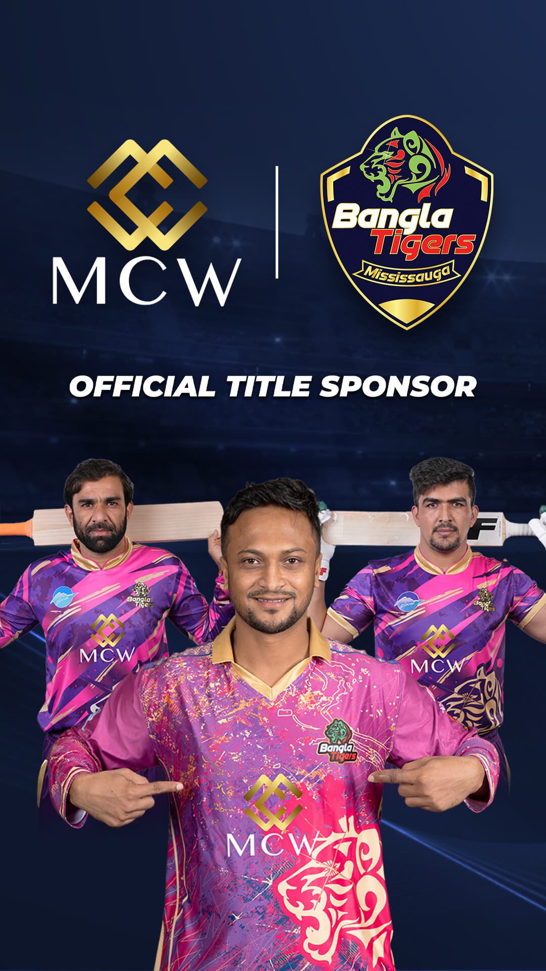 MCW Thunders Into the Cricket Scene with the Mississauga Partnership of the Bangla Tigers