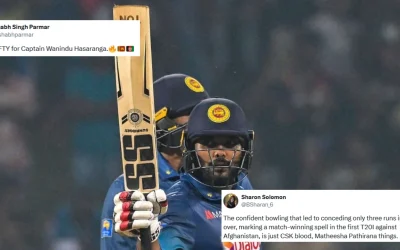 Twitter reactions: Wanindu Hasaranga powers Sri Lanka to a stellar win over Afghanistan in first T20I