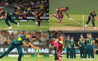 AUS vs WI [WATCH]: Bizarre scenes at Adelaide Oval after umpire denies Alzarri Joseph’s run-out despite clear evidence