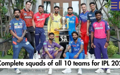 IPL 2024: Full squads for all 10 teams with their captains and vice-captains