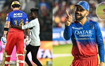 IPL 2024 [WATCH]: Fan breaches security to hug Virat Kohli and touch his feet during RCB vs PBKS clash in M Chinnaswamy