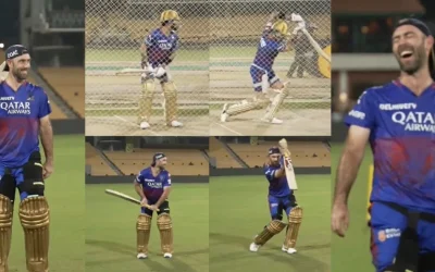 WATCH: Glenn Maxwell mimics Virat Kohli’s batting in nets ahead of high-octane CSK vs RCB clash at IPL 2024