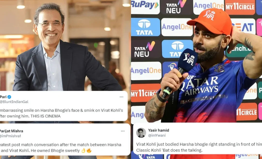 ‘He bodied him…’: Fans hail Virat Kohli for savage reply to Harsha Bhogle following RCB vs PBKS clash in IPL 2024