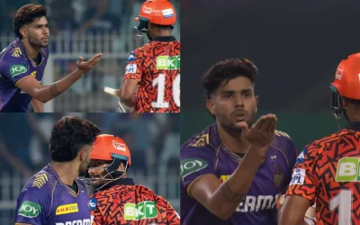 IPL 2024 [WATCH]: Harshit Rana gives a fiery ‘flying kiss’ send-off to Mayank Agarwal during KKR vs SRH clash