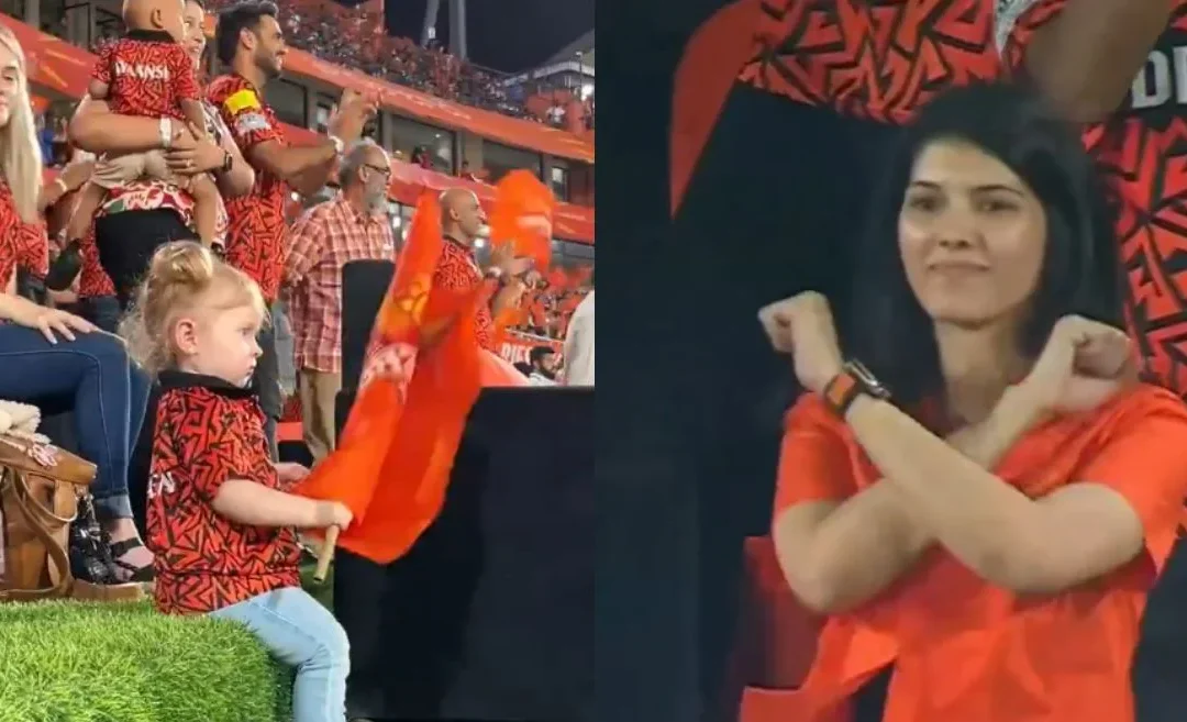 IPL 2024 [WATCH]: Heinrich Klaasen’s daughter cheers for her father; Kavya Maran joins in with a unique celebration