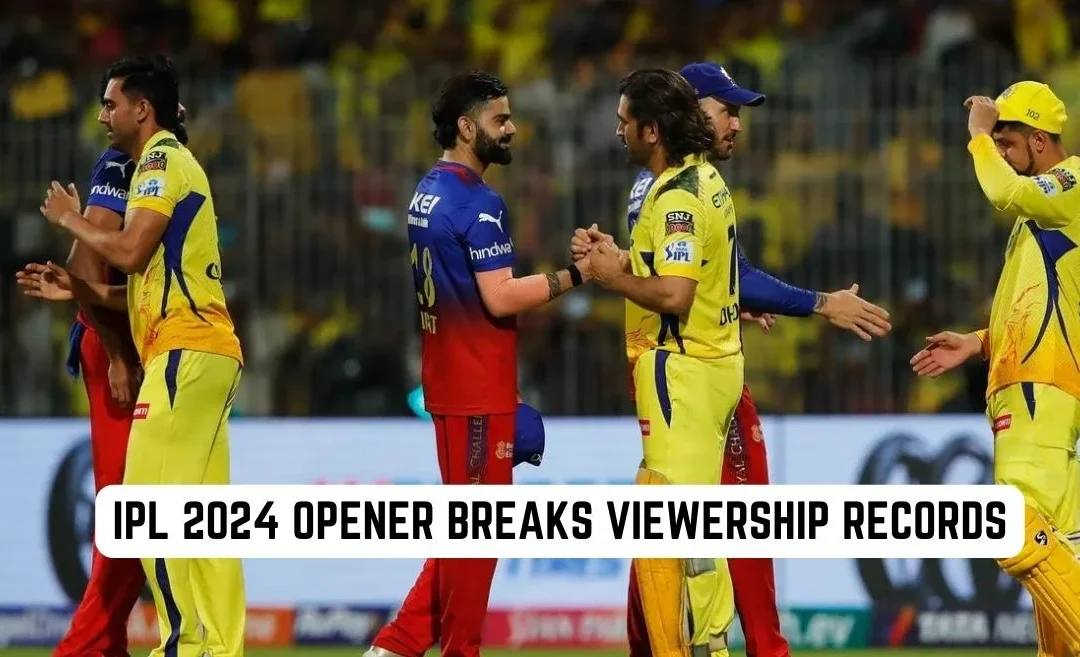 IPL 2024: CSK vs RCB opener shatters TV and Digital viewership records